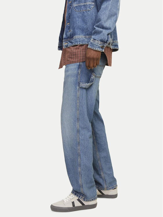 Jack & Jones Jack & Jones Jeansy Eddie 12261926 Modrá Loose Fit
