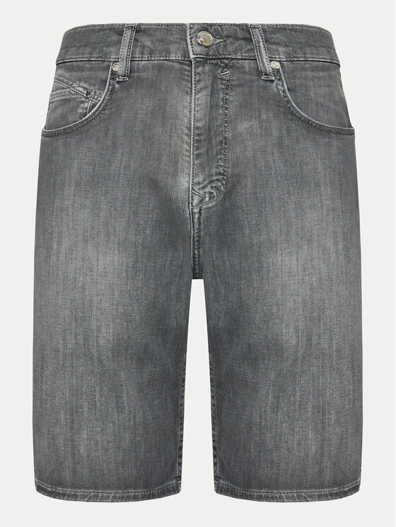 Baldessarini Baldessarini Pantaloni scurți de blugi B1 16908.1473 Gri Regular Fit