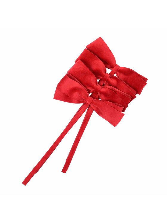 Roseberry Home Roseberry Home Obrączka na serwetki kokardka Red Bow Czerwony