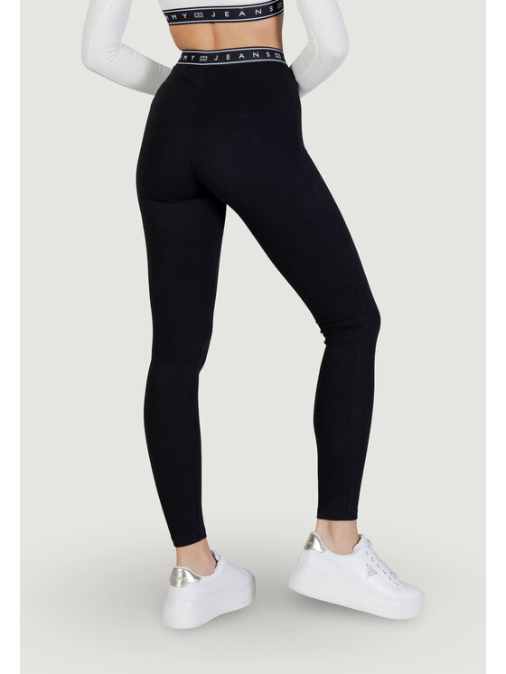 Tommy Jeans Tommy Jeans Leggings DW0DW22554 Nero Casual Fit