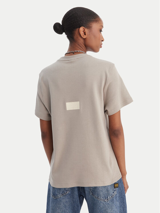 G-Star Raw G-Star Raw T-Shirt D28730-D976 Béžová Regular Fit