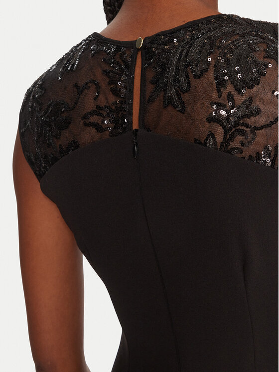 Rinascimento Rinascimento Abendkleid CFC0020083002 Schwarz Slim Fit