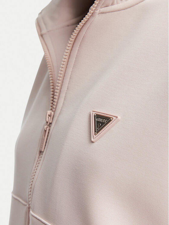 Guess Guess Mikina V6YQ17 K4313 Světle růžová Regular Fit