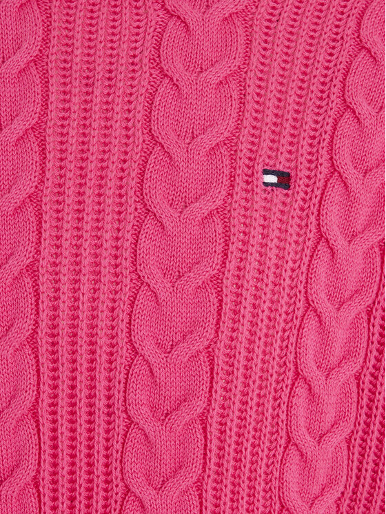 Tommy Hilfiger Tommy Hilfiger Sweter KG0KG07629 Różowy Regular Fit