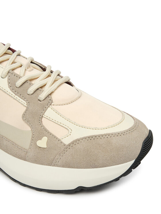 LOVE MOSCHINO LOVE MOSCHINO Sneakersy JA15415G0NINE10A Beżowy