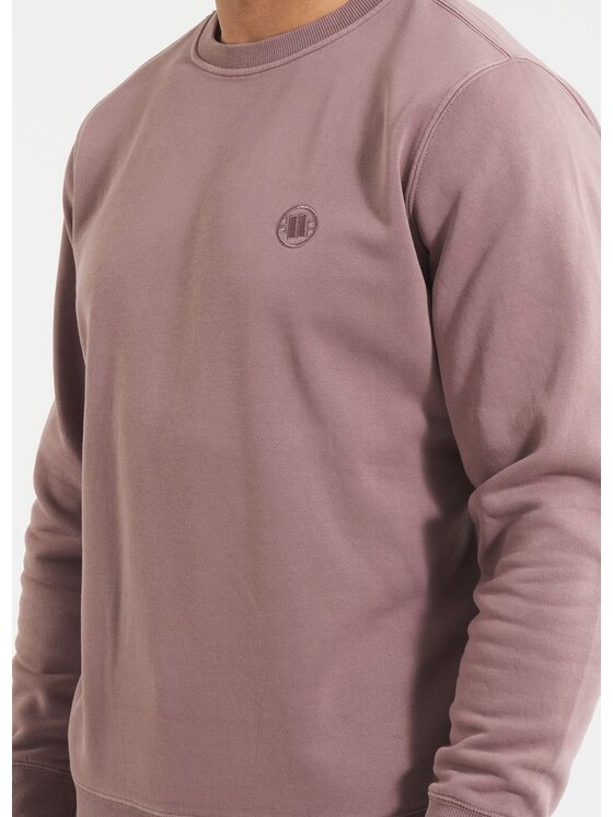 PITBULL PITBULL Bluza Bluza męska Washed Lancaster II XL Bordowy Regular Fit