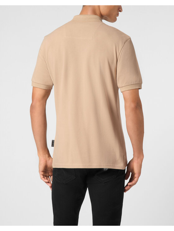 PHILIPP PLEIN PHILIPP PLEIN Polokošile 9553 Béžová Slim Fit