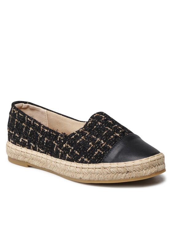 DeeZee DeeZee Espadrile WSS990-104 Črna