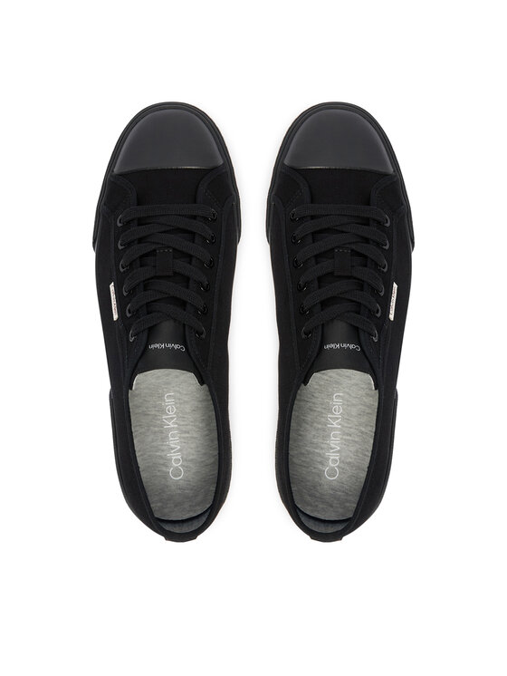 Calvin Klein Calvin Klein Plátenky Vulc Laceup Cv HM0HM02121 Čierna