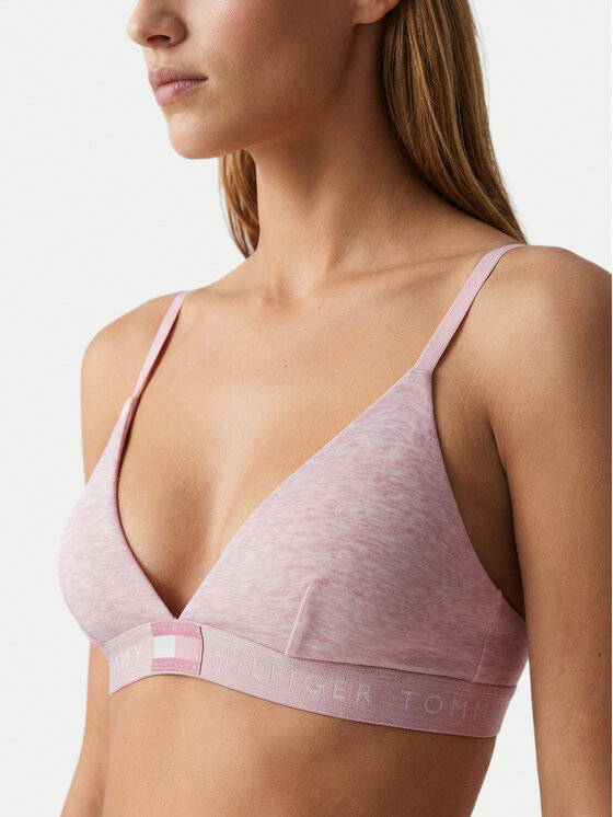 Tommy Hilfiger Tommy Hilfiger Bralette melltartó UW0UW06040 Világos rózsaszín