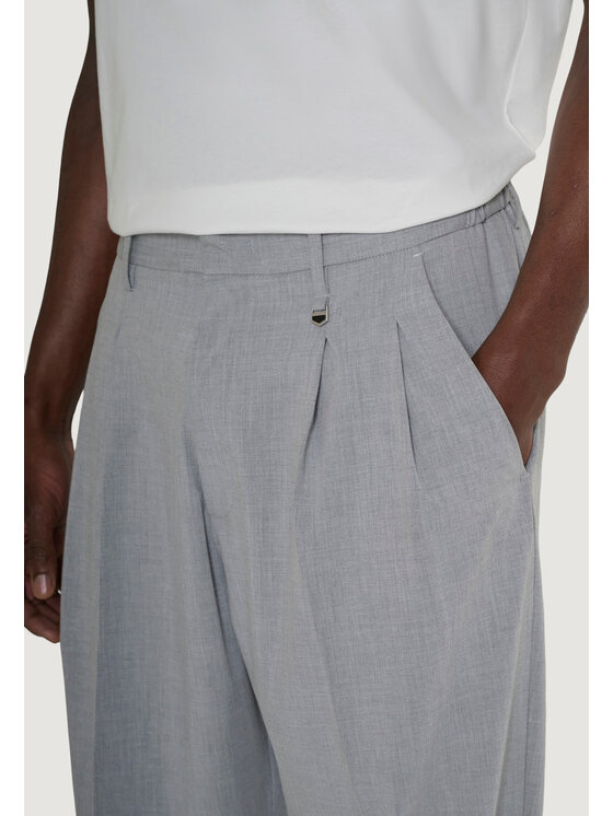 Antony Morato Antony Morato Παντελόνι chino LEON WIDE LEG FIT Γκρι Wide Fit