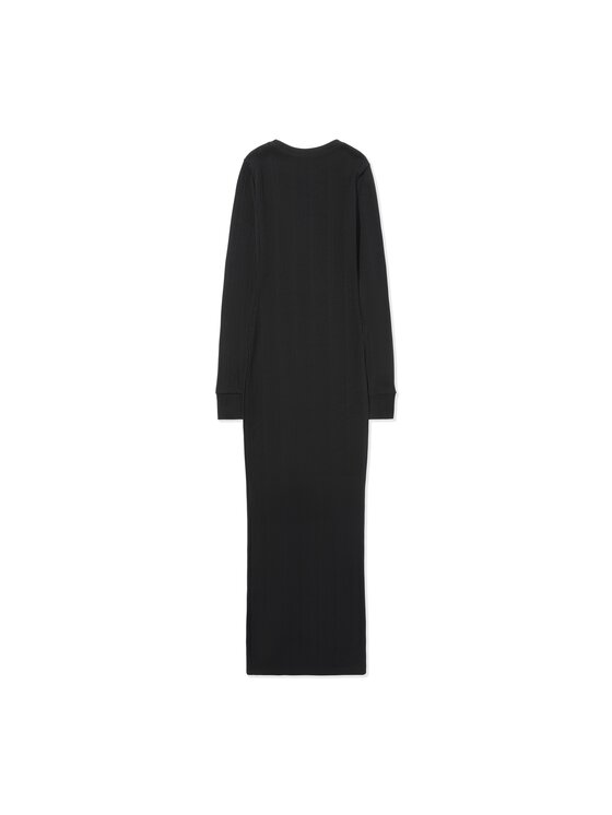 La Mania La Mania Sukienka codzienna WILLOW Czarny Classic Fit