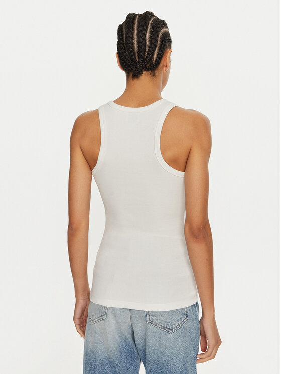 Calvin Klein Calvin Klein Top Graphic K20K208065 Alb Slim Fit