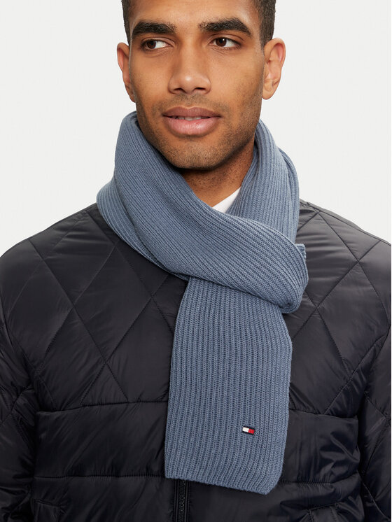 Tommy Hilfiger Tommy Hilfiger Šalikas Flag AM0AM12847 Mėlyna