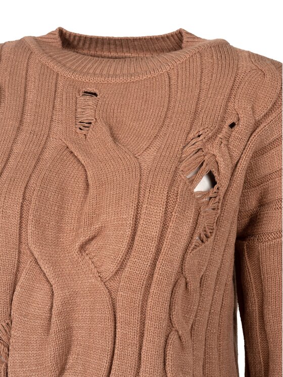 PINKO PINKO Πουλόβερ 1G18K3 A05Z Μπεζ Regular Fit