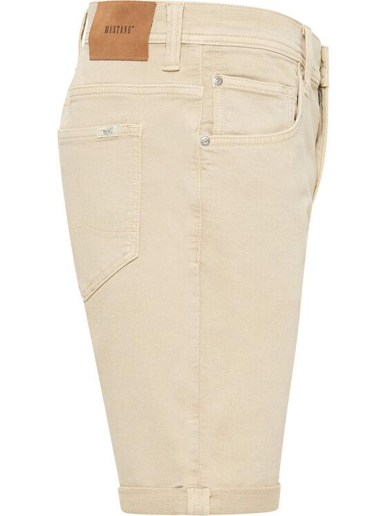 Mustang Mustang Pantaloncini di tessuto CHICAGO SHORTS Z Beige Regular Fit