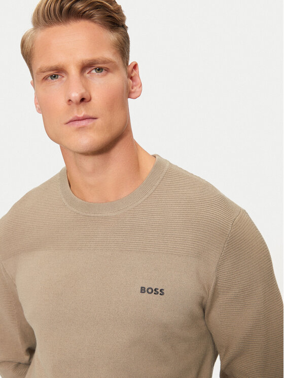 BOSS BOSS Pullover Momentum-X_Cn 50498559 Beige Regular Fit