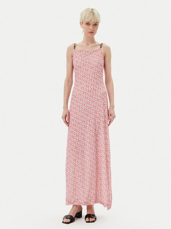 Karl Lagerfeld Jeans Karl Lagerfeld Jeans Sommerkleid A2W13029 Rosa Regular Fit
