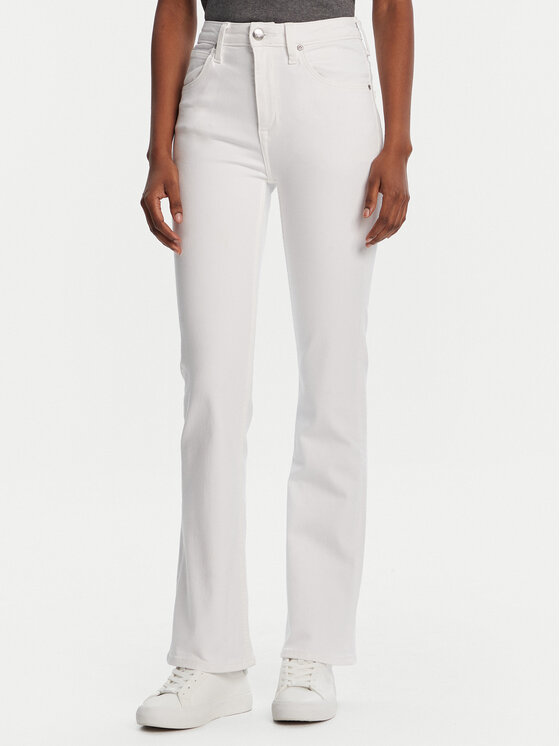 Lee Džínsy Breese 112363795 Biela Skinny Fit