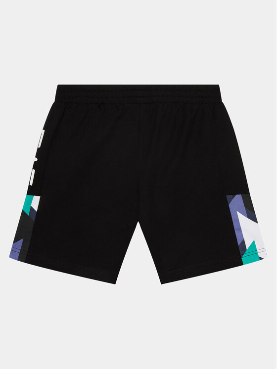 EA7 Emporio Armani EA7 Emporio Armani Kratke hlače 3DBS59 BJ05Z 1200 Crna Regular Fit