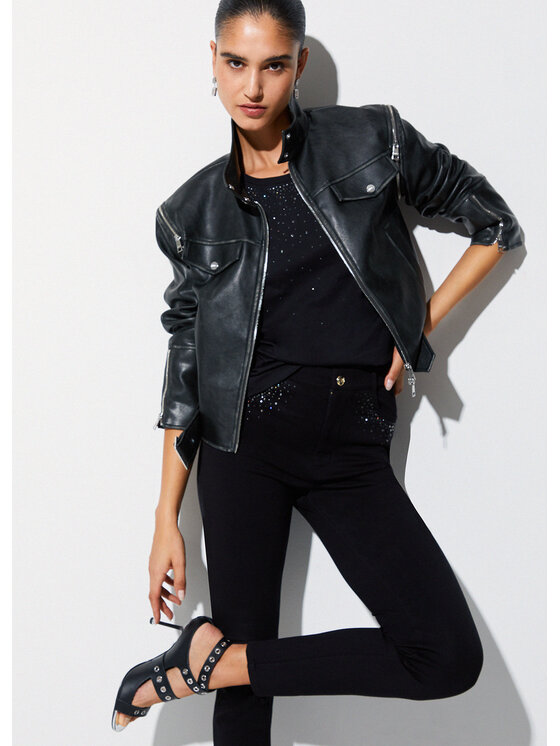 Liu Jo Liu Jo T-shirt TA6306JS923P9282 Nero Regular Fit