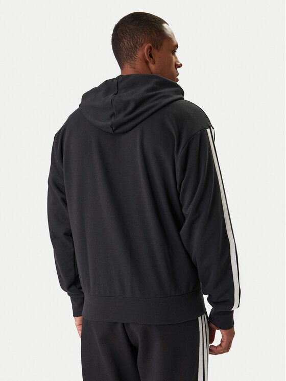adidas adidas Bluza Essentials 3-Stripes JD1877 Czarny Regular Fit