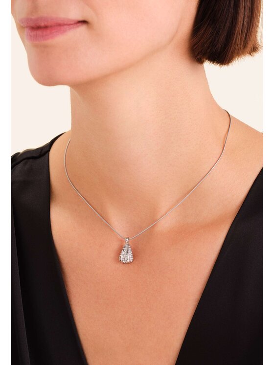 Rosefield Rosefield Naszyjnik Pavé Collection Srebrny