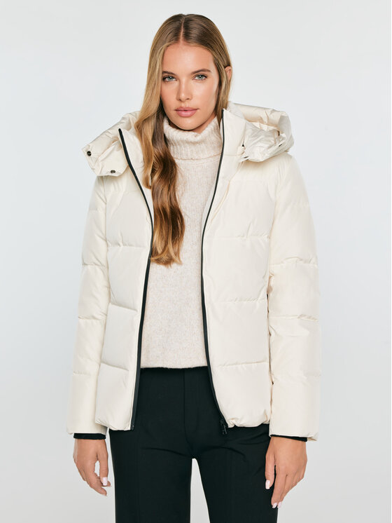 BIG STAR BIG STAR Kurtka zimowa STEPHANIE Kremowy Slim Fit