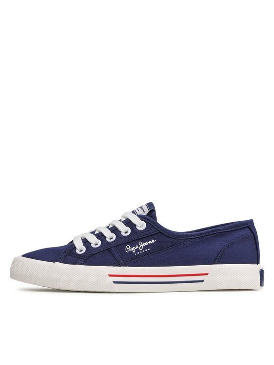 Pepe Jeans Pepe Jeans Tenisówki Brady W Basic PLS31287 Granatowy