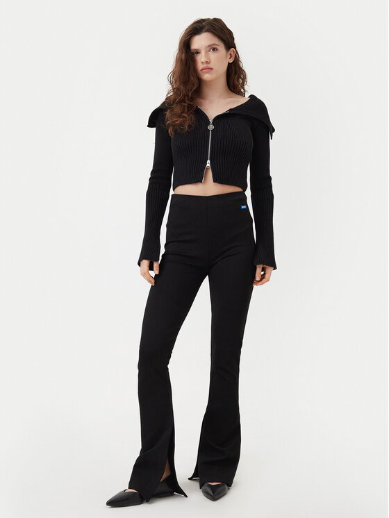 HUGO HUGO Pantaloni din material 50531189 Negru Regular Fit