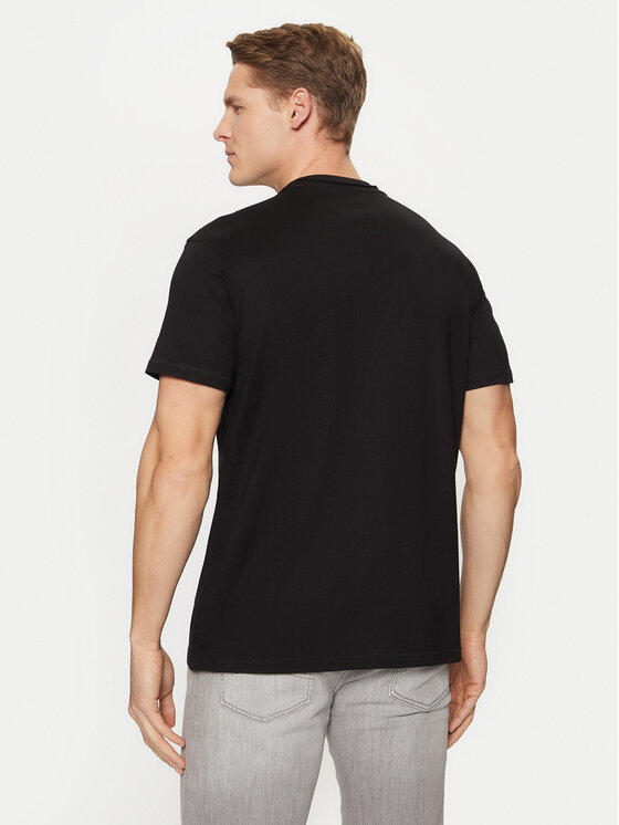 Guess Guess T-Shirt M5RI19 K8FQ4 Czarny Regular Fit