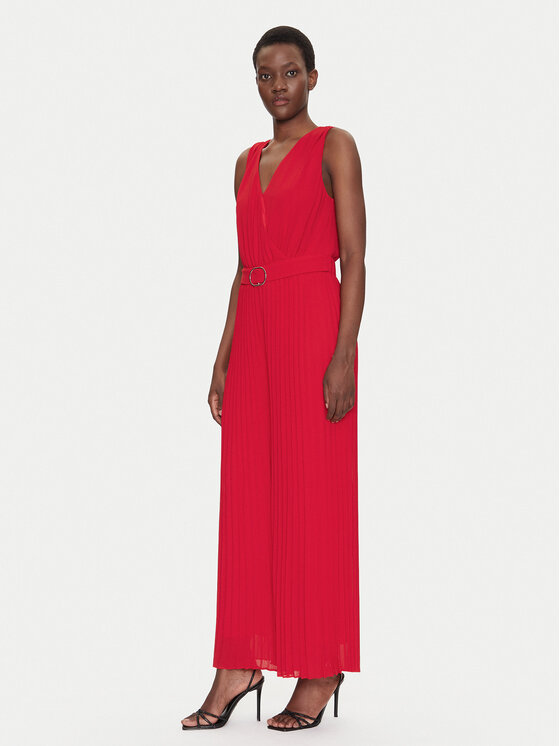 Morgan Morgan Jumpsuit 221-PSAMARA M Rosso Regular Fit