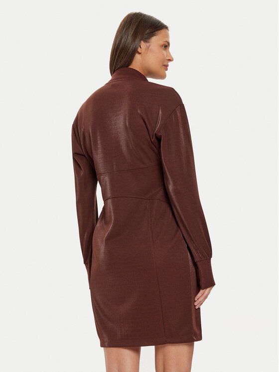 Liu Jo Sport Liu Jo Sport Vsakodnevna obleka TF4261 J4751 Rjava Regular Fit