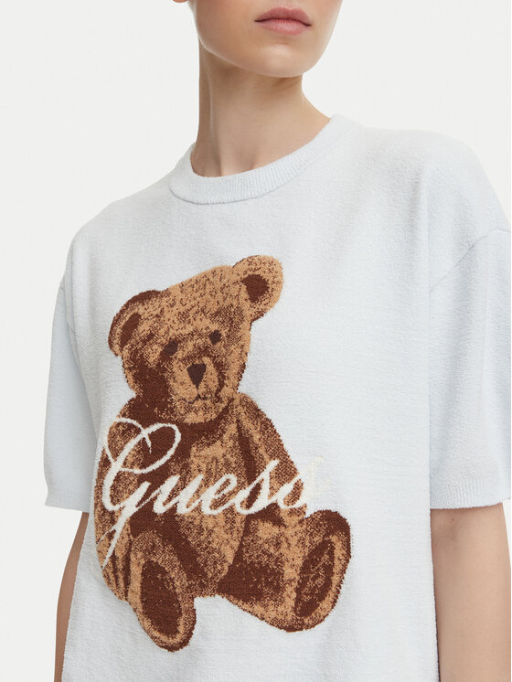 Guess Guess T-shirt O6BR03 Z1145 Azzurro chiaro Regular Fit