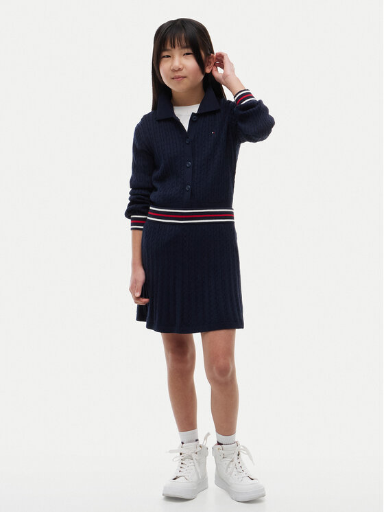 Tommy Hilfiger Tommy Hilfiger Svārki KG0KG09508 Tumši zils Regular Fit