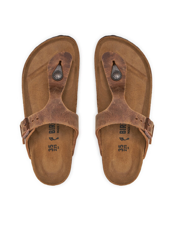 Birkenstock Birkenstock В'єтнамки Gizeh Bs 0943813 Коричневий