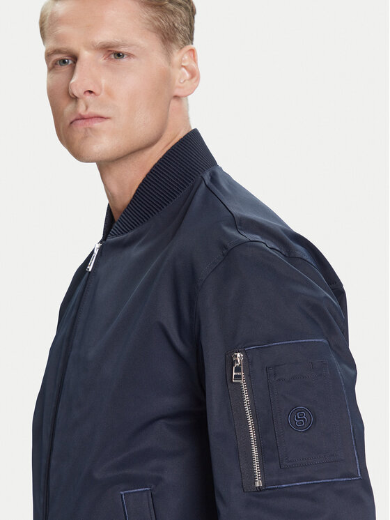 BOSS BOSS Kurtka bomber H-Comber-253 50544097 Granatowy Regular Fit