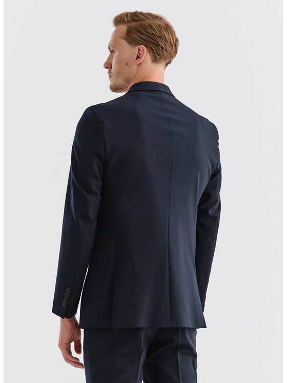 Pako Lorente Pako Lorente Garnitur P24WN-4X-018 Granatowy Super Slim Fit
