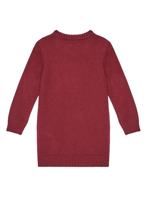 Guess Guess Плетена рокля K5BK01 Z3GS0 Бордо Regular Fit