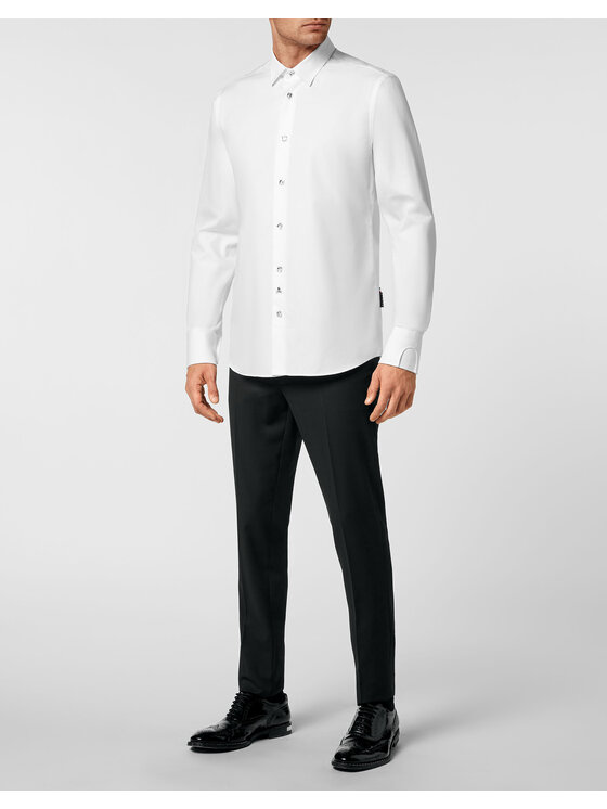 PHILIPP PLEIN PHILIPP PLEIN Košeľa 3227 Biela Regular Fit