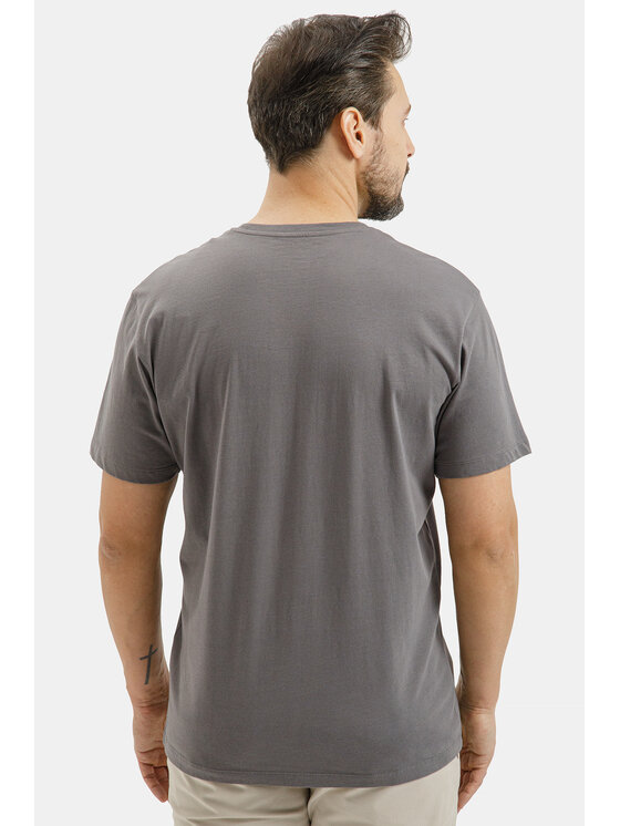 Cross Jeans Cross Jeans T-Shirt 16153-021 Szary Regular Fit