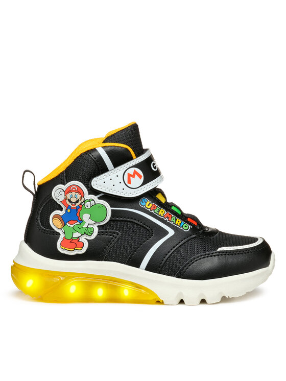 Geox Geox Tenisice J Ciberdron Boy J46LBJ 054FU C0054 M Crna