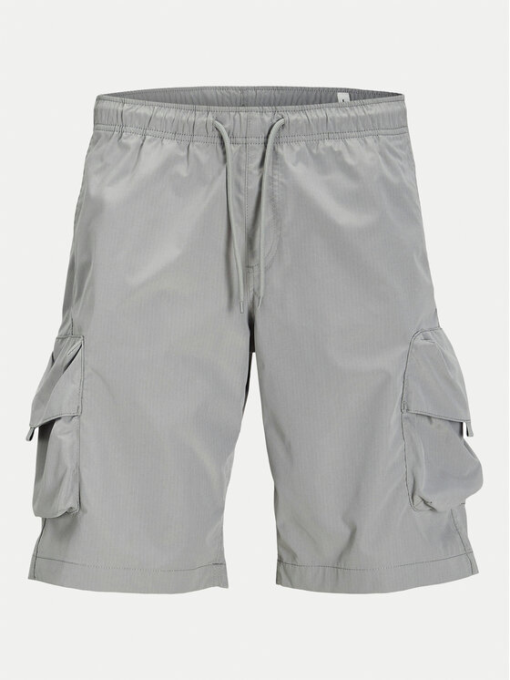Jack & Jones Jack & Jones Pantalon scurți din material Cole 12269386 Gri Cargo Fit