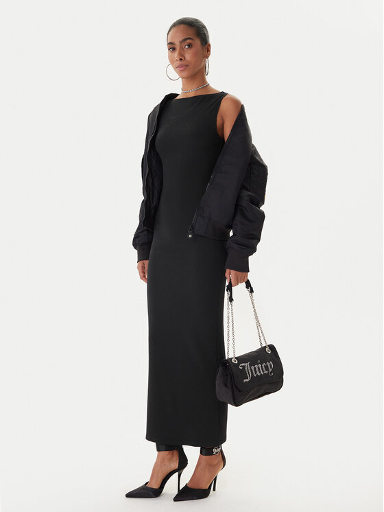 Juicy Couture Juicy Couture Kasdieninė suknelė Canyon JCWED225318 Juoda Slim Fit