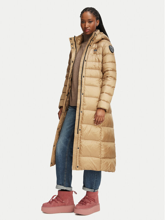 Blauer Blauer Kurtka puchowa Anita  26WBLDK03043 Brązowy Regular Fit