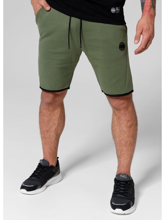 PITBULL PITBULL Szorty Szorty Zielony Regular Fit