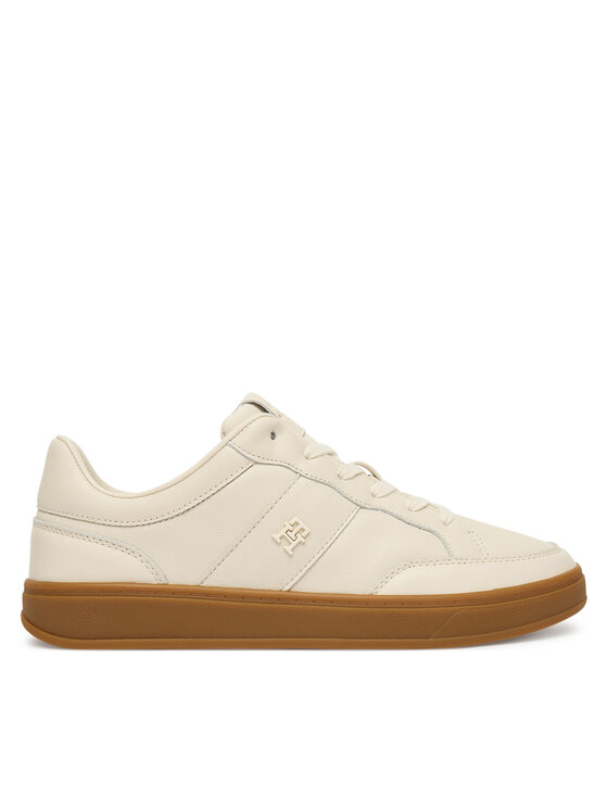 Tommy Hilfiger Tommy Hilfiger Snīkeri Th Heritage Court Sneaker Ltr FW0FW09028 Écru