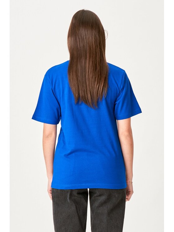 TeeShoppen TeeShoppen T-Shirt 'Oversized Collection' Niebieski Oversize