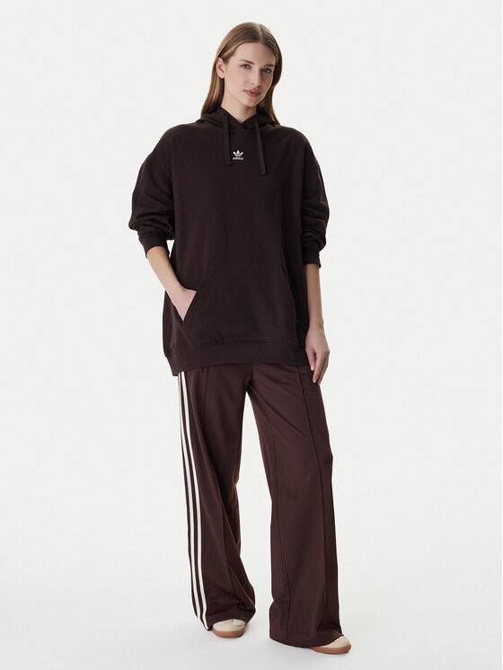adidas adidas Majica dugih rukava Essentials KC9145 Smeđa Oversize