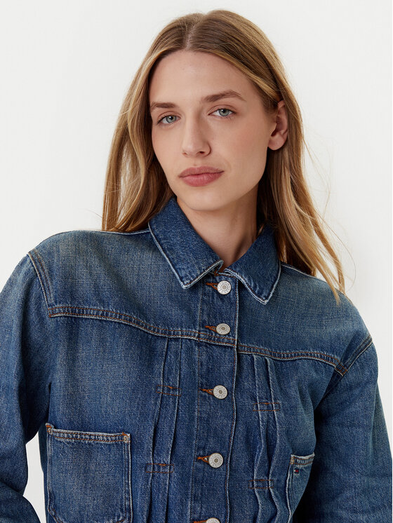 Tommy Jeans Tommy Jeans Τζιν μπουφάν DW0DW21061 Σκούρο μπλε Regular Fit